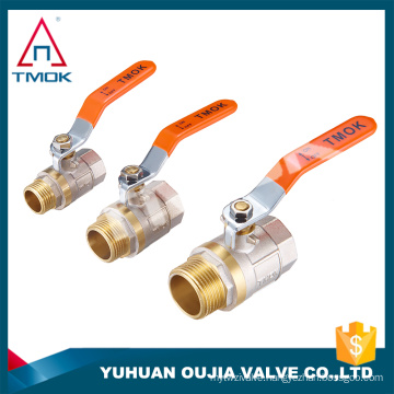 Full Brass Ball Valve and Brass Gas Valve 1/2" Threaded Brass Ball Valve 600PSI Water Oil Gas Double Thread Full Port Save